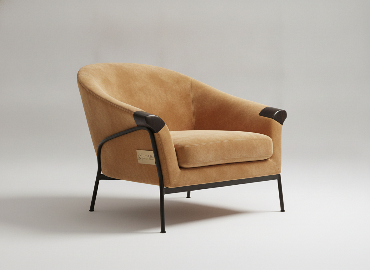 SABLE Lounge Chair — Sand Cashmere